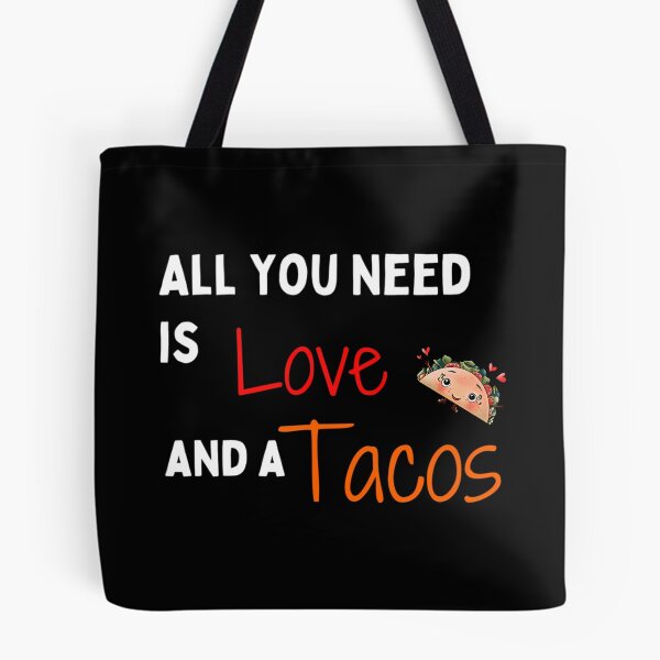 Item preview, Funny All I Need Love And Tacos With Hearts Quote All I Need Love And Tacos With Hearts Funny Vintage Cute Taco Funny Valentines Day For Couple designed and sold by kynlie-luker.