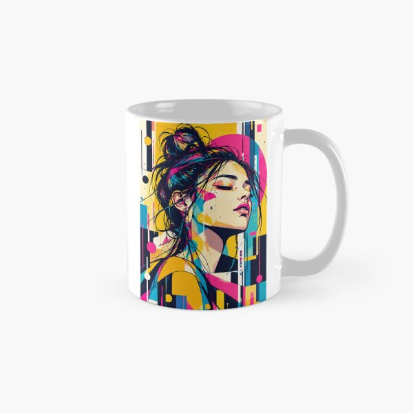 Item preview, Neon Pop Art Woman designed and sold by NordenPosters.