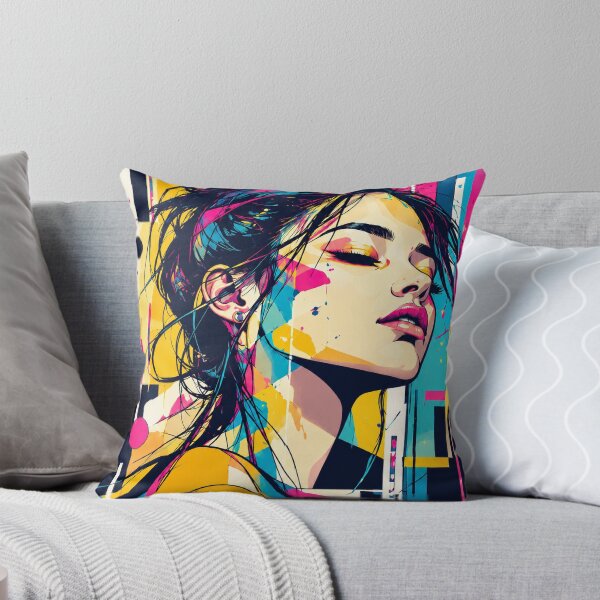 Item preview, Neon Pop Art Woman designed and sold by NordenPosters.
