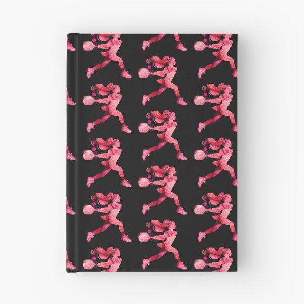 Item preview, Pink Lychee Texture Women's Pickleball Player Silhouette – Vibrant Sports Art designed and sold by Wennebabs.