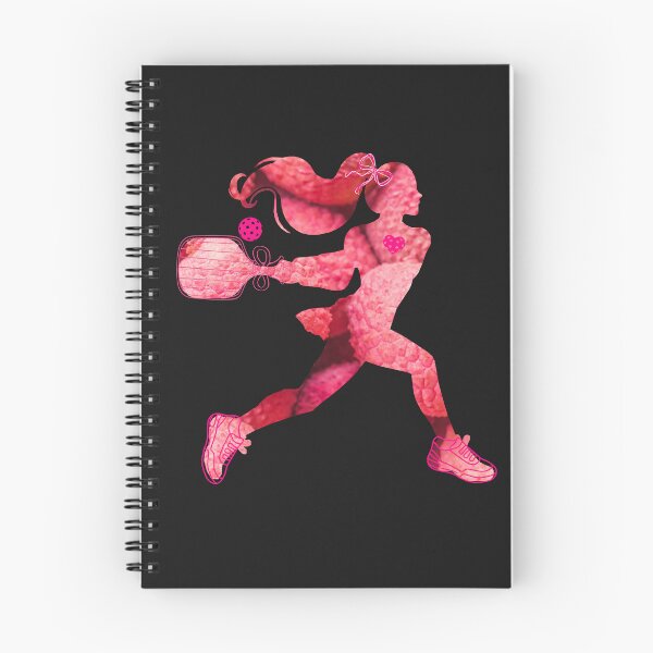 Item preview, Pink Lychee Texture Women's Pickleball Player Silhouette – Vibrant Sports Art designed and sold by Wennebabs.