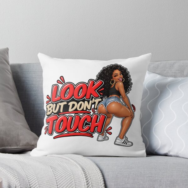 Item preview, Look But Don’t Touch Funny Cheeky Woman designed and sold by mygiftideas.