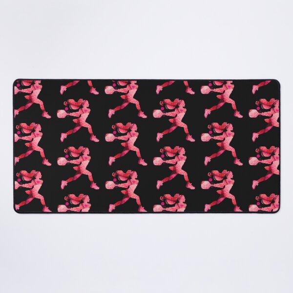 Item preview, Pink Lychee Texture Women's Pickleball Player Silhouette – Vibrant Sports Art designed and sold by Wennebabs.
