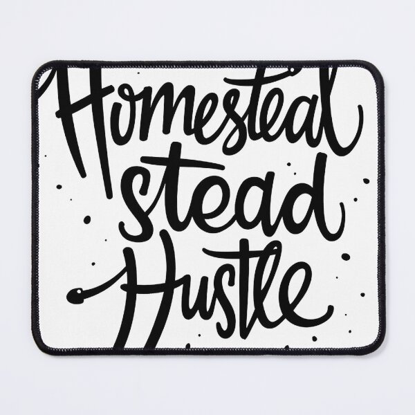 Item preview, Homestead Hustle | Bold Black Ink Lettering designed and sold by Qubivibe.