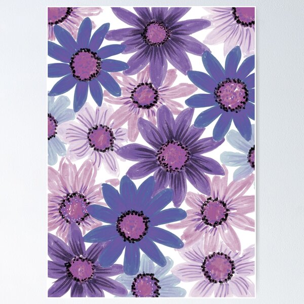 Item preview, Osteospermum flower design designed and sold by Jill Brooke.
