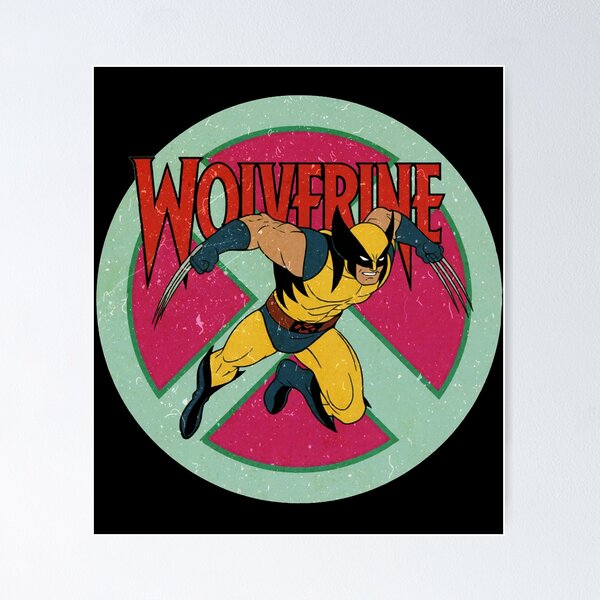 Item preview, Classic Yellow Blue Claw Superhero Retro Graphic designed and sold by Thedustyart.