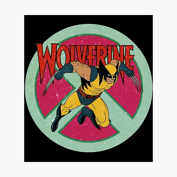 Item preview, Classic Yellow Blue Claw Superhero Retro Graphic designed and sold by Thedustyart.