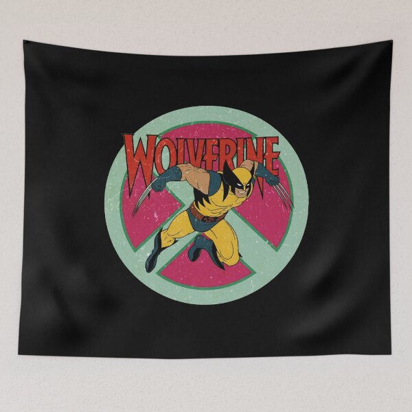 Item preview, Classic Yellow Blue Claw Superhero Retro Graphic designed and sold by Thedustyart.