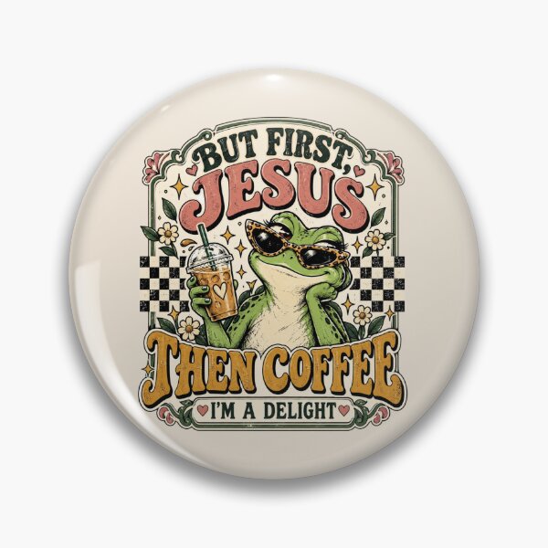 Item preview, Funny Christian Frog, Jesus Thinks I'm a Delight, Faith Based Humor, Cute Frog Gift for Women designed and sold by Quiajia.