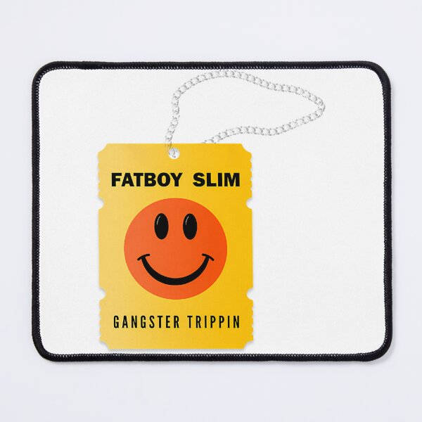 Item preview, Fatboy Slim Gangster Trippin Keychain designed and sold by grettel-hock.