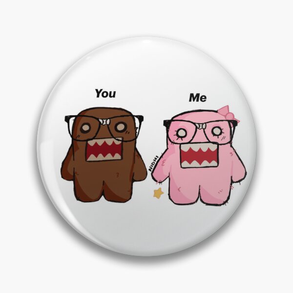 Item preview, Domo You Me Pink Brown Classic Tshirt designed and sold by AnanamorphArter.