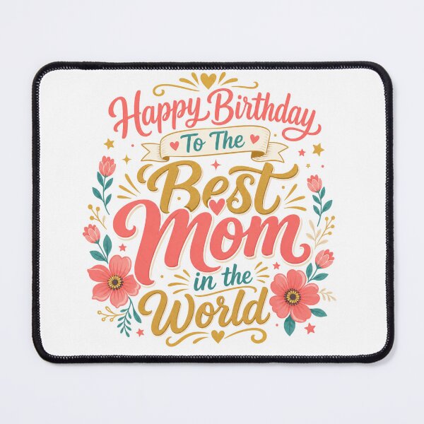 Item preview, Happy Birthday To The Best Mom In The World designed and sold by GoodPlaceToShop.