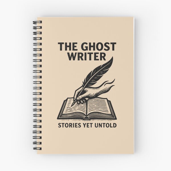 Item preview, The Ghost Writer Dark Academia Poetry designed and sold by Ivy-Triggs.