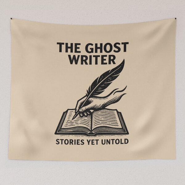 Item preview, The Ghost Writer Dark Academia Poetry designed and sold by Ivy-Triggs.