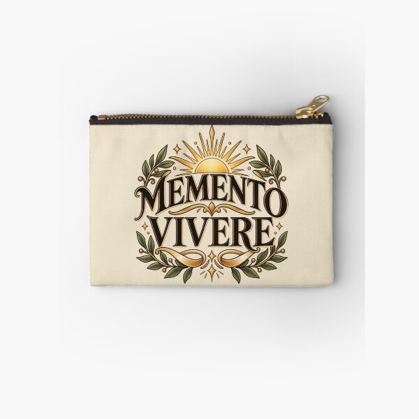 Item preview, Memento Vivere – Remember to Live Latin Quote Classical Design designed and sold by MetaModel Editions.