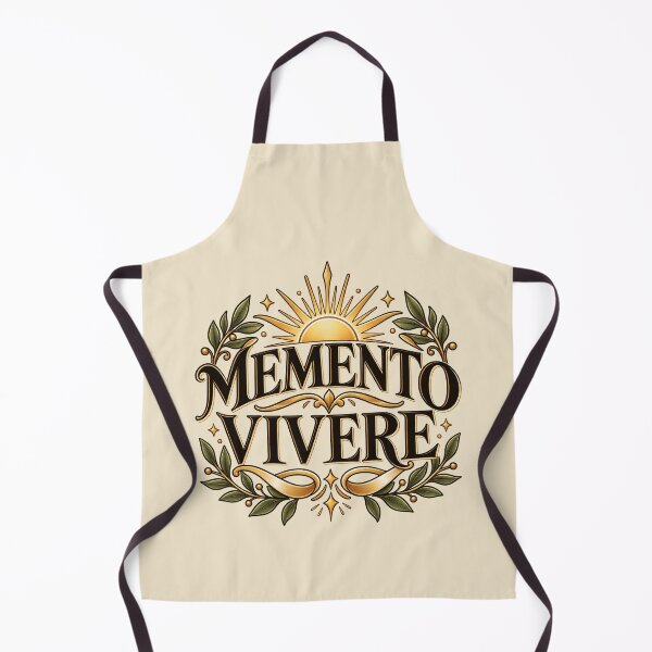 Item preview, Memento Vivere – Remember to Live Latin Quote Classical Design designed and sold by MetaModel Editions.