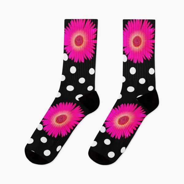 Item preview, Happy Playful Retro Polka Dot Pink Daisy Charm Shapes Mania designed and sold by Shapes-Mania.