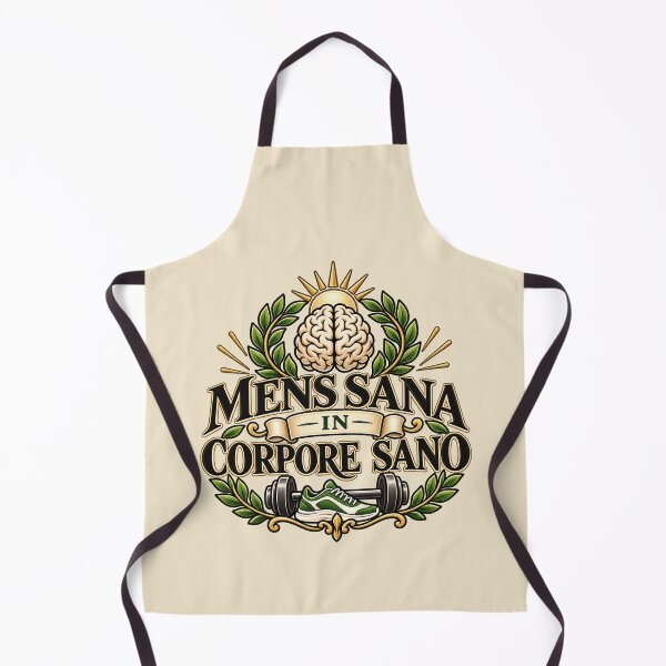 Item preview, Mens Sana in Corpore Sano – Latin Fitness Mind Body Quote designed and sold by MetaModel Editions.