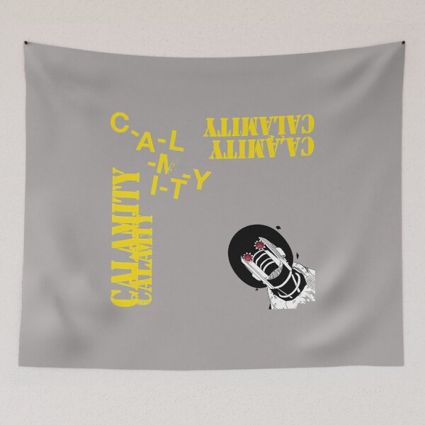 Item preview, Calamity Character Repeat Yellow Text Design-91 designed and sold by MaximGesc.