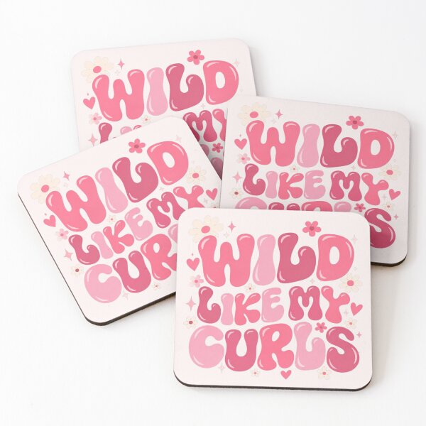Item preview, Wild Like My Curls, Retro Curly Girl, Groovy Hair Pride, Cute Natural Curls Gift designed and sold by Quiajia.