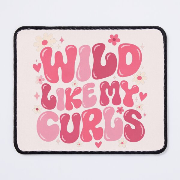Item preview, Wild Like My Curls, Retro Curly Girl, Groovy Hair Pride, Cute Natural Curls Gift designed and sold by Quiajia.