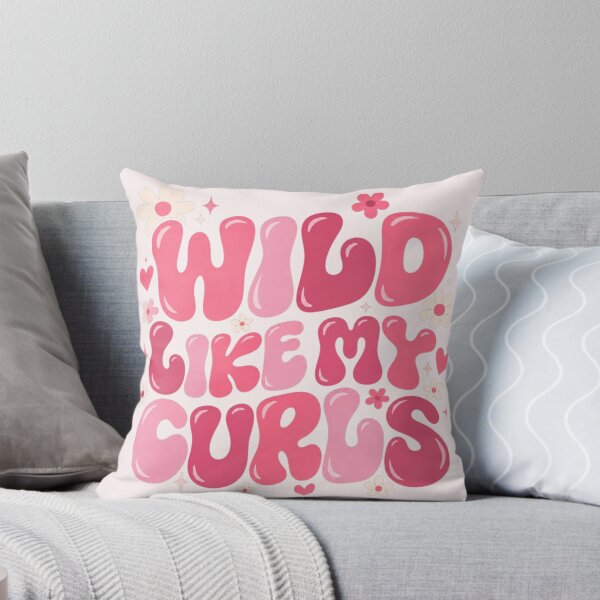 Item preview, Wild Like My Curls, Retro Curly Girl, Groovy Hair Pride, Cute Natural Curls Gift designed and sold by Quiajia.