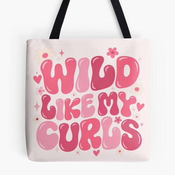 Item preview, Wild Like My Curls, Retro Curly Girl, Groovy Hair Pride, Cute Natural Curls Gift designed and sold by Quiajia.