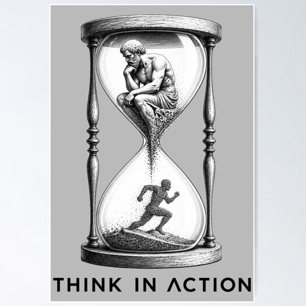 Item preview, think in action designed and sold by MeaningIsUse.