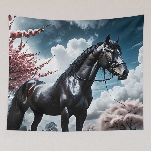 Item preview, But the big black horse said, "Look this way" - He said, "Hey lady, will you marry me?" 35 designed and sold by deep-sea-birds.