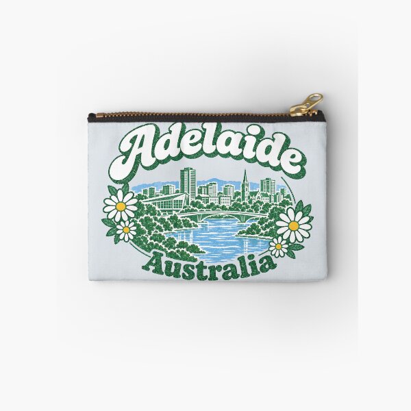 Item preview, Adelaide Australia Cute Floral Skyline designed and sold by HowToCanadian.