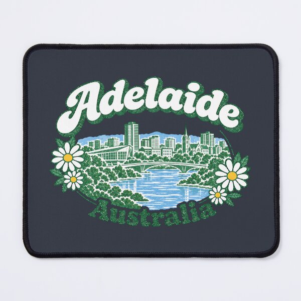 Item preview, Adelaide Australia Cute Floral Skyline designed and sold by HowToCanadian.