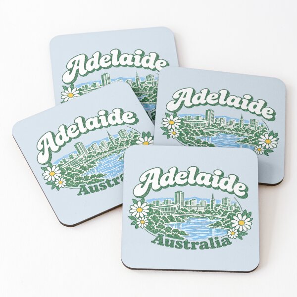 Item preview, Adelaide Australia Cute Floral Skyline designed and sold by HowToCanadian.