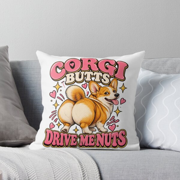 Item preview, Corgi Butts Drive Me Nuts – Funny Corgi Dog Humor designed and sold by LVSMe.