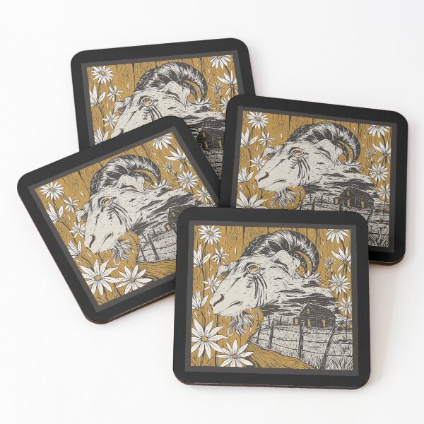 Item preview, Goat Farm Portrait designed and sold by sonroses.