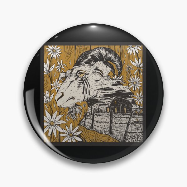 Item preview, Goat Farm Portrait designed and sold by sonroses.