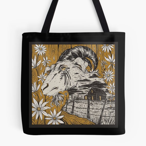 Item preview, Goat Farm Portrait designed and sold by sonroses.