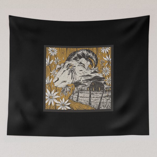 Item preview, Goat Farm Portrait designed and sold by sonroses.