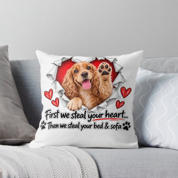 Item preview, Funny Cocker Spaniel Dog Sofa Quote designed and sold by luu phong.