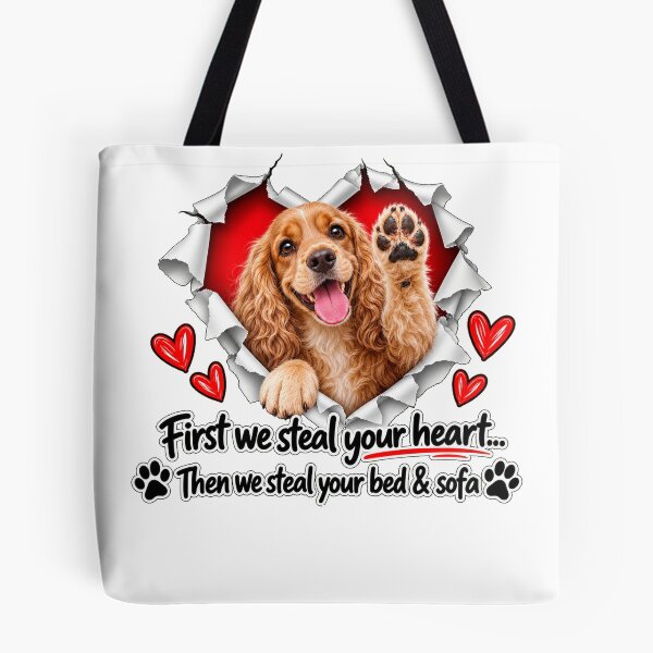 Item preview, Funny Cocker Spaniel Dog Sofa Quote designed and sold by luu phong.