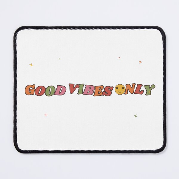 Item preview, Good Vibes Only Retro Groovy Smiley Shirt designed and sold by Aura Edit.