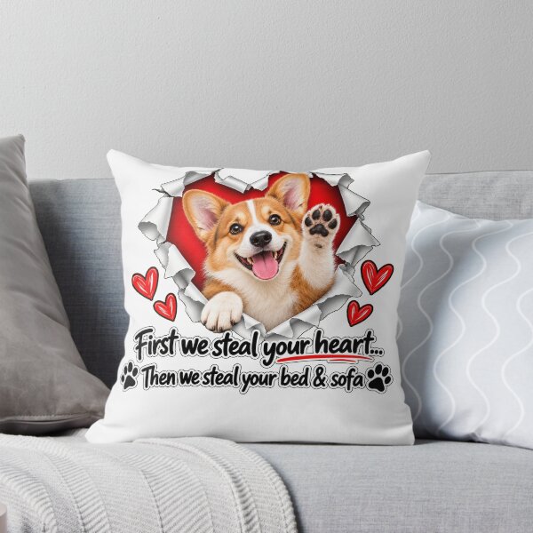 Item preview, Funny Corgi Dog Sofa Quote designed and sold by luu phong.
