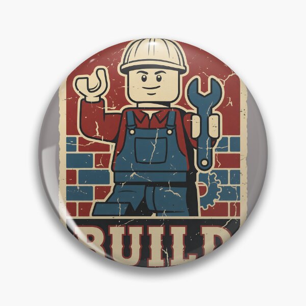 Item preview, Build Vintage Worker Minifigure Poster-84 designed and sold by DanielZiv.