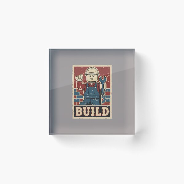 Item preview, Build Vintage Worker Minifigure Poster-84 designed and sold by DanielZiv.