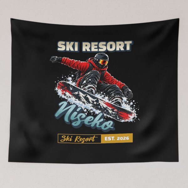 Item preview, Niseko Ski Resort Japan  designed and sold by TheEndDesign.