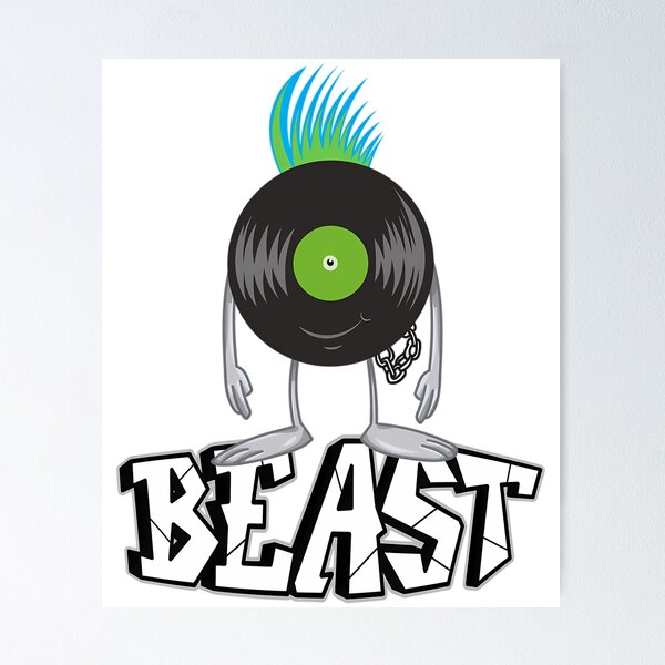 Item preview, Vinyl Beast  Punk Style Music Monster Design designed and sold by mary-curtis.