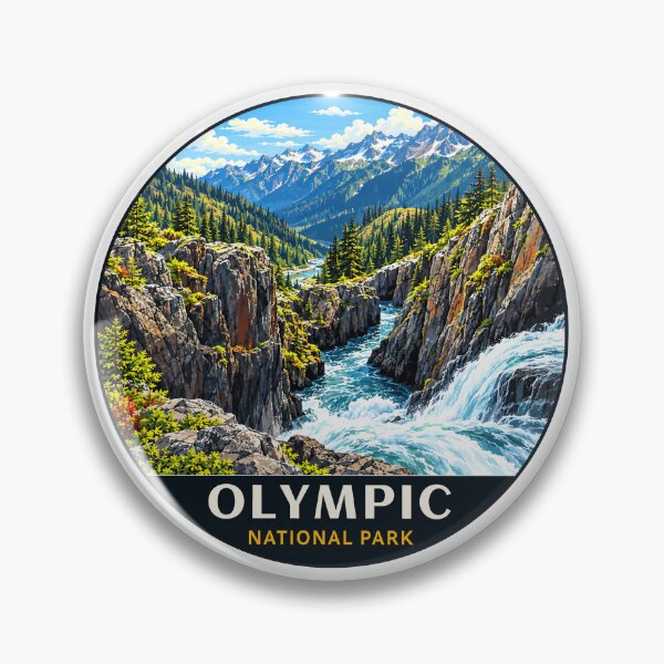 Item preview, Olympic National Park Sticker, Washington designed and sold by Gideon Emmerich.