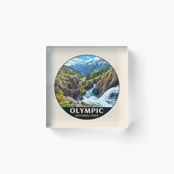Item preview, Olympic National Park Sticker, Washington designed and sold by Gideon Emmerich.