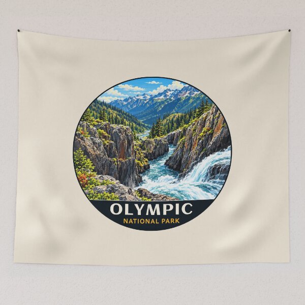 Item preview, Olympic National Park Sticker, Washington designed and sold by Gideon Emmerich.