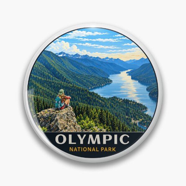 Item preview, Olympic National Park Sticker, Washington designed and sold by Gideon Emmerich.