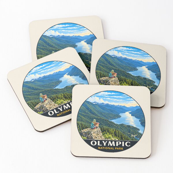 Item preview, Olympic National Park Sticker, Washington designed and sold by Gideon Emmerich.